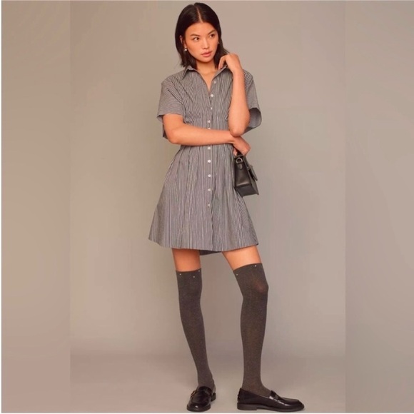 Anthropologie x Exquise Button-Front Shirt Dress Mini Size XXS - Picture 1 of 14